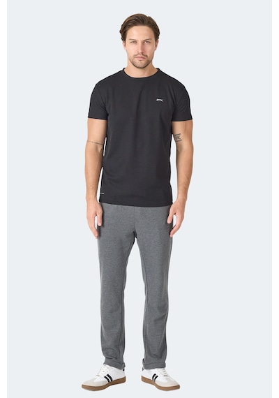 Slazenger OMAR KTN Erkek  Siyah Tişört