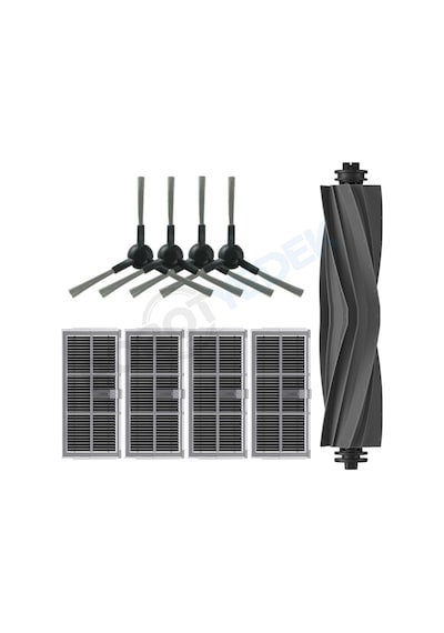 Dreame L10s Pro Ultra Head Mopsuz Kauçuk Fırça Hepa Filtre Seti-9 Parça