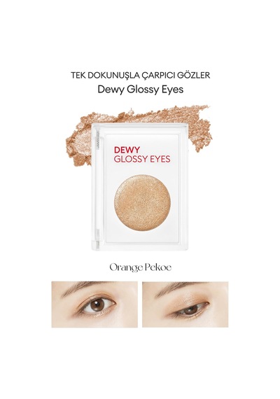 Nemli Bitiş Ve Işıltılı Görünüm Sunan Göz Farı M Dewy Glossy Eyes