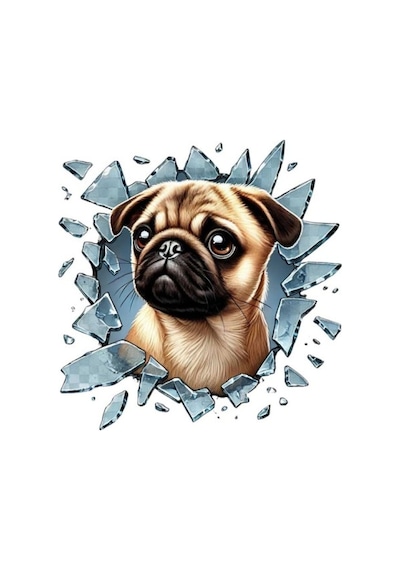 Fulcar French Bulldog Araç Stickerı