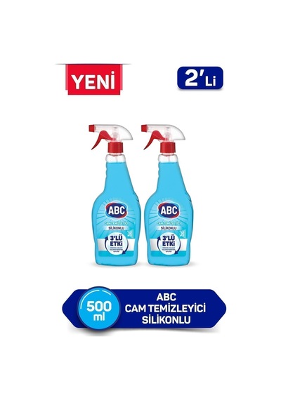 Cam Temizleyici Silikonlu 500ml X2