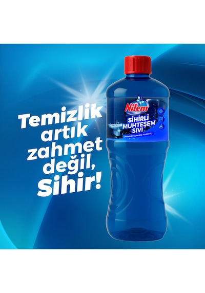 Nilem Sihirli Muhteşem Sıvı Fayans ve Duşakabin Temizleyici 2 x 1 L