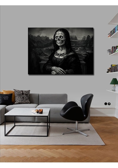 Kanvas Tablo Gotik Mona Lisa