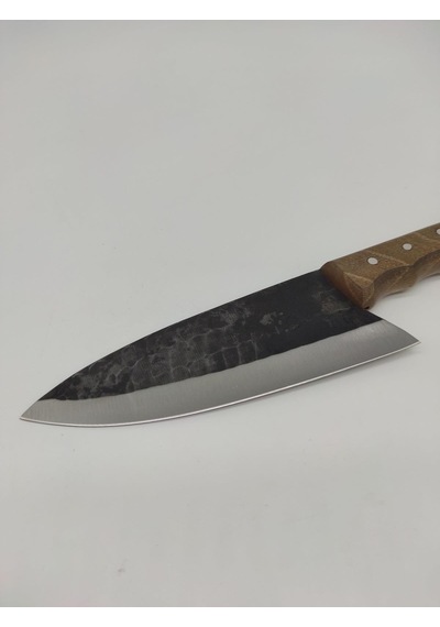 Bursa Santoku Model Dövme Çelik Şef Bıçağı