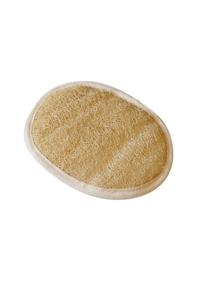 Küçük Boy Doğal Kabak Hamam Lifi Krem