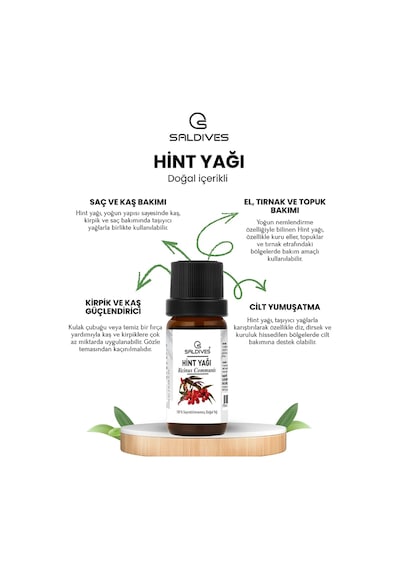 Saldives Hint Yağı 20 ML