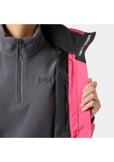 Helly Hansen W Crew Hooded Midl Jacket Kadın Polarlı Mont 2.0 Hha.34447.hha074 Pembe