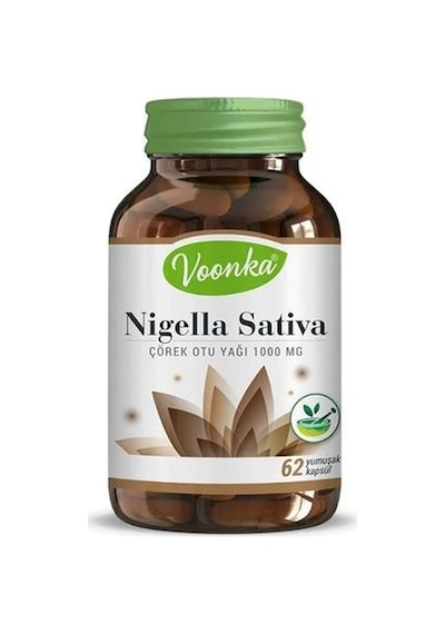 Voonka Nigella Sativa – Çörek Otu Yağı 1000 MG - 62 Kapsül