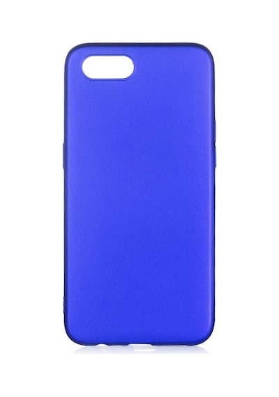 Kilifone - Realme Uyumlu C2 - Kılıf Mat Renkli Esnek Premier Silikon Kapak - Saks Mavi