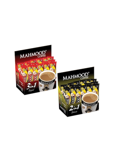 Mahmood Coffee 2'si 1 Arada 10 G + 3ü1 arada 18 G + 48 Adet 2'li set