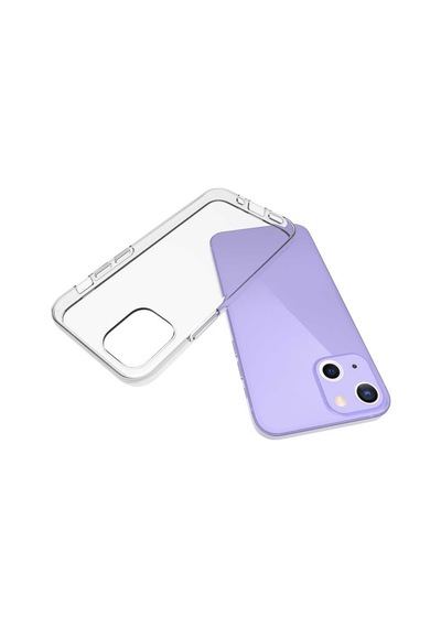 Apple Uyumlu iPhone 13 Mini Uyumlu Zore Süper Silikon Kılıf-renksiz Renksiz -