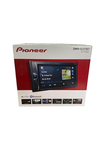 Pioneer Dmh-g221bt 4x50w Double Teyp