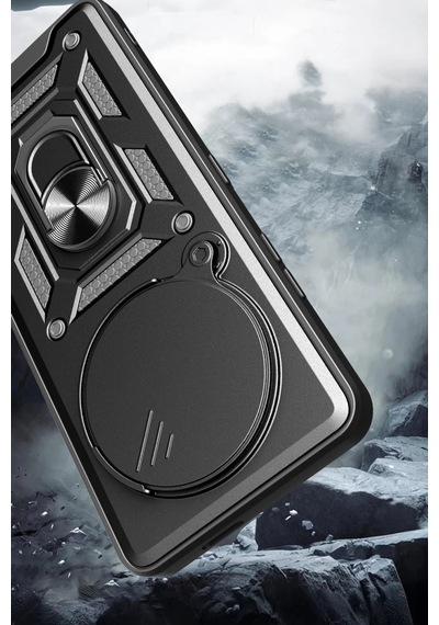 Xiaomi Mi 15 Ultra Uyumlu Kılıf Pars Lens Yüzüklü Silikon - Yeşil