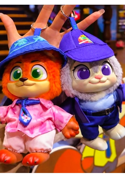 MİNİSO Zootopia 2 Zootropolis Peluş Anahtarlık Figür Kutu Oyuncak Blind Box Çok Renkli
