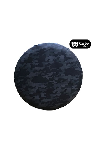 Cute Cover Kamuflaj Stepne Kılıfı Lastik Koruyucu Siyah Kamuflaj N11.31