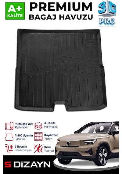 S-dizayn Fiat Egea Hb 3d Pro Bagaj Havuzu 2016 Üzeri A+ Kalite