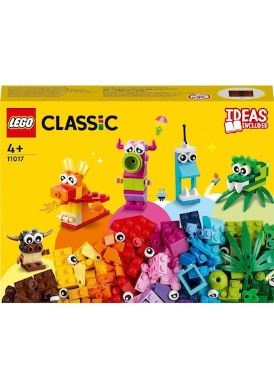 LEGO® Classic Yaratıcı Canavarlar 11017 4+ Yaratıcı Oyuncak Yapım Seti - 140 Parça