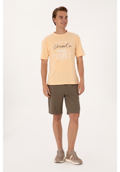 U.s. Polo Assn. Erkek Vizon Şort Örme 50300107-vr052 Vizon