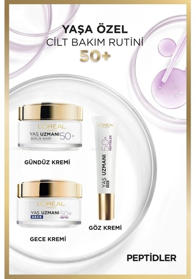 L'oreal Paris Yaş Uzmanı 50+ Kırışıklık Karşıtı Yenileyici Göz Kremi