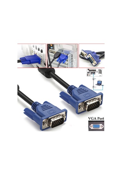 50M Metre Vga Projeksiyon Ekran Monitör Kablosu Pc Görüntü Aktarm