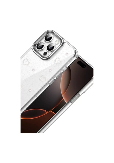 Newface Apple İphone 15 Pro Fiyonk Desenli Kapak - Desen 10 Şeffaf