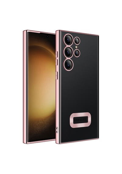 Galaxy S23 Ultra Kılıf Kamera Korumalı Logo Gösteren Zore Omega Kılıf