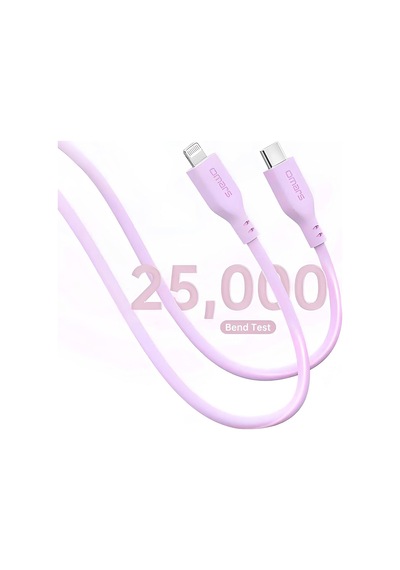 Omars OMCB010P 20 W 3A 1 M Type-c To Ligthning Hızlı Şarj Kablosu Pembe