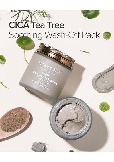 Tr May Cica Tea Tree Yatıştırıcı Cilt Bakım Maskesi 125 Ml