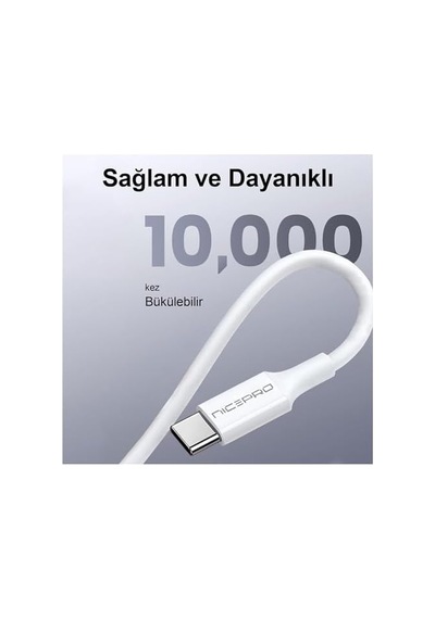 Npo Hızlı Şarj Ve Data Kablosu Type-c To Type-c, 45w, 200cm