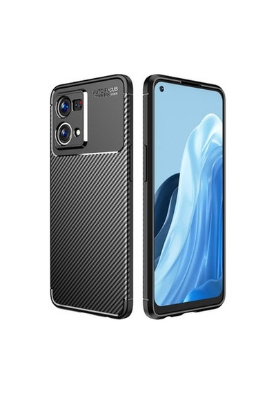 Nihcase Oppo Reno 7 4g Kılıf Texture Negro Silikon Kapak