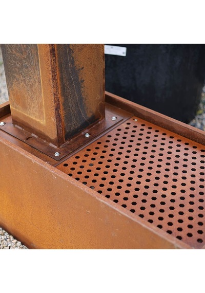 Corten Tekli Su Perdesi