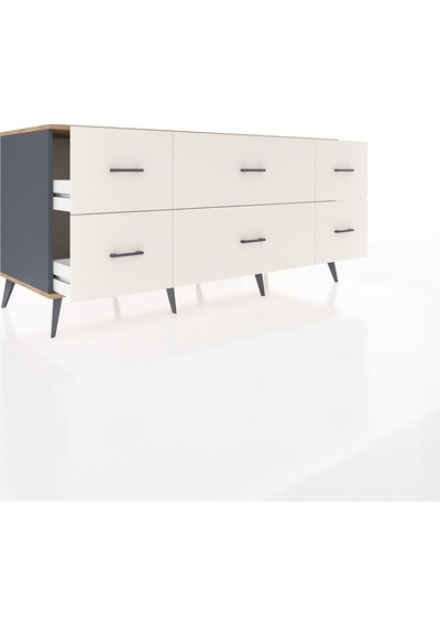Kronos Konsol 6 Çekmeceli 176x59x83 Antrasit-çam/aytaşı Çam/aytaşı Kronos Konsol 6 Çekmeceli 176x59x83 Antrasit-çam/aytaşı Çam/aytaşı