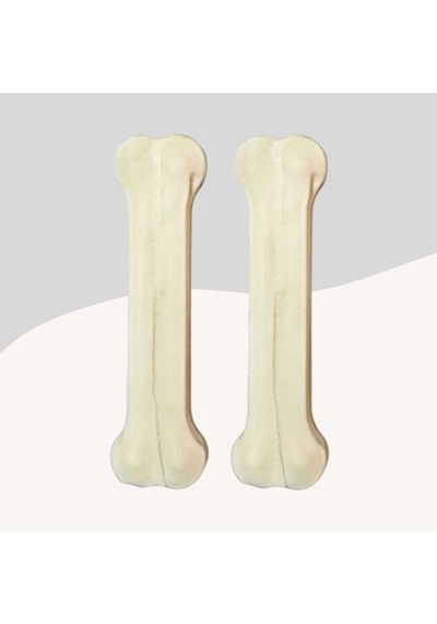 Miçiko 27cm Beyaz Press Kemirme Kemiği 2li Paket