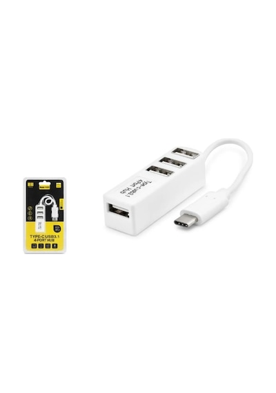 Hadron HDX7015 Hub Type - C 4 Port Telefon Uyumlu Çoklayıcı