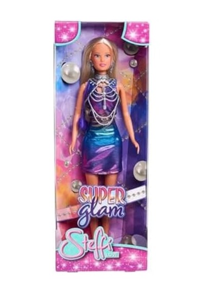 105733663, Steffi Super Glam, Özel Vücut Zinciri & Küpe Aksesuarı, Özel Işıltılı Elbise, 29cm