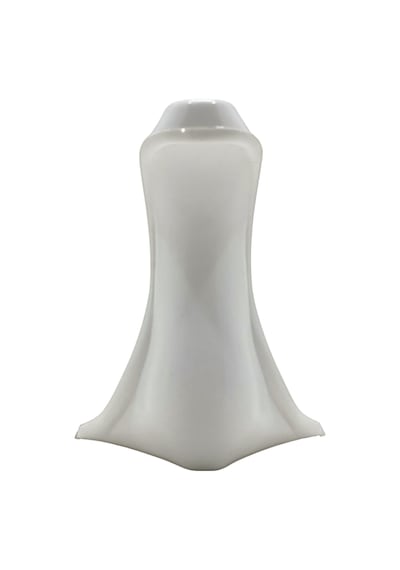 Lüx Lükens Beyaz 13cm Plastik Ayak Mobilya Masa Ve Dolap Ayağı Beyaz 13cm 2 Adet Beyaz