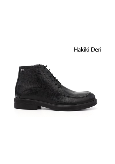 Gönderi(R) Gönderi R Erkek Floter Fermuarlı Hakiki Deri Klasik Bot Dkmb64901653 Siyah