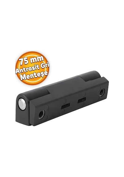 75mm Pimapen Antrasit Gri Pencere Menteşesi 30 Adet