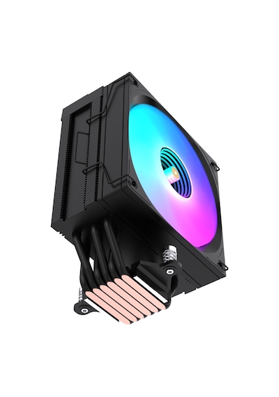 Ng Frost 600b 220w Tdp Argb Fanlı Derece Ve Devir Göstergeli Üst Seviye Kule Tipi Cpu Soğutucu Siyah