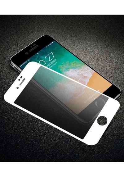 Apple Uyumlu  iPhone 7 Zore Anti-dust Mat Privacy Temperli Ekran Koruyucu