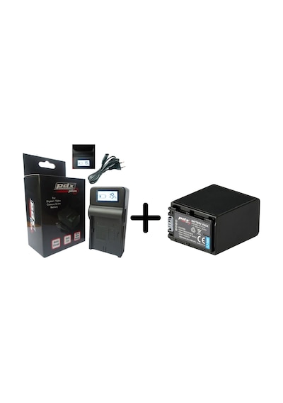 Pdx Plus,sony İle Uyumlu Np-fp/fh/fv100 Handycam Bataryası Ve Şarj Cihazı.