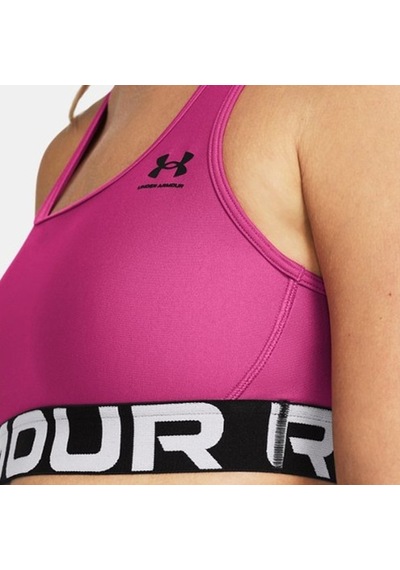 Under Armour Heatgear Armor Mid Bustiyer Kadın Sporcu Sütyeni Pembe