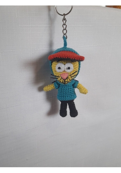 Amigurumi Kral Şakir Anahtarlık