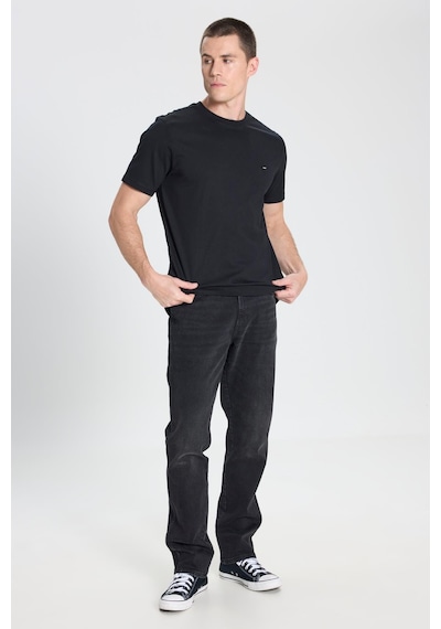 Regular Fit T-shirt Black Black Siyah