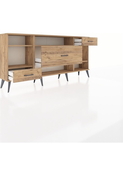 Arges Konsol 4 Raflı 3 Çekmeceli 176x30x83 Çam-çam/çam Çam/çam Arges Konsol 4 Raflı 3 Çekmeceli 176x30x83 Çam-çam/çam Çam/çam