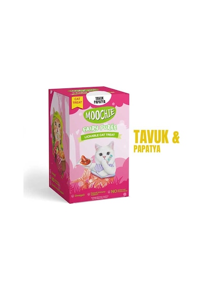 Moochie - 450 - Sıvı Kedi Ödülü Tavuk-papatya - Spt-gld - 30x15 Gr