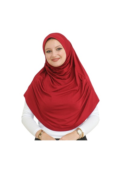 Modish Group Uzun Hazır Giyim Turban Yumuşak Eşarp Islami Giyim Viskon - Bordo Bordo