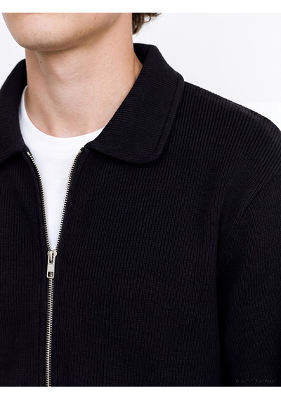 Lcw Vision Siyah Regular Fit Erkek Triko Hırka