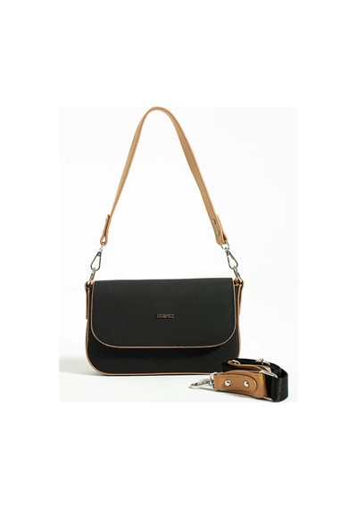 Just Polo Kadın Yeni Sezon Lakos El Ve Omuz Çantası 236005mh Siyah - Camel 38190646