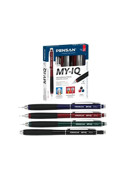 Pensan Versatil My-iq 0.7 Mm 12'li Kutu Çok Renkli